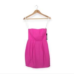 NWT Naven Hot Pink Strapless Mini Dress